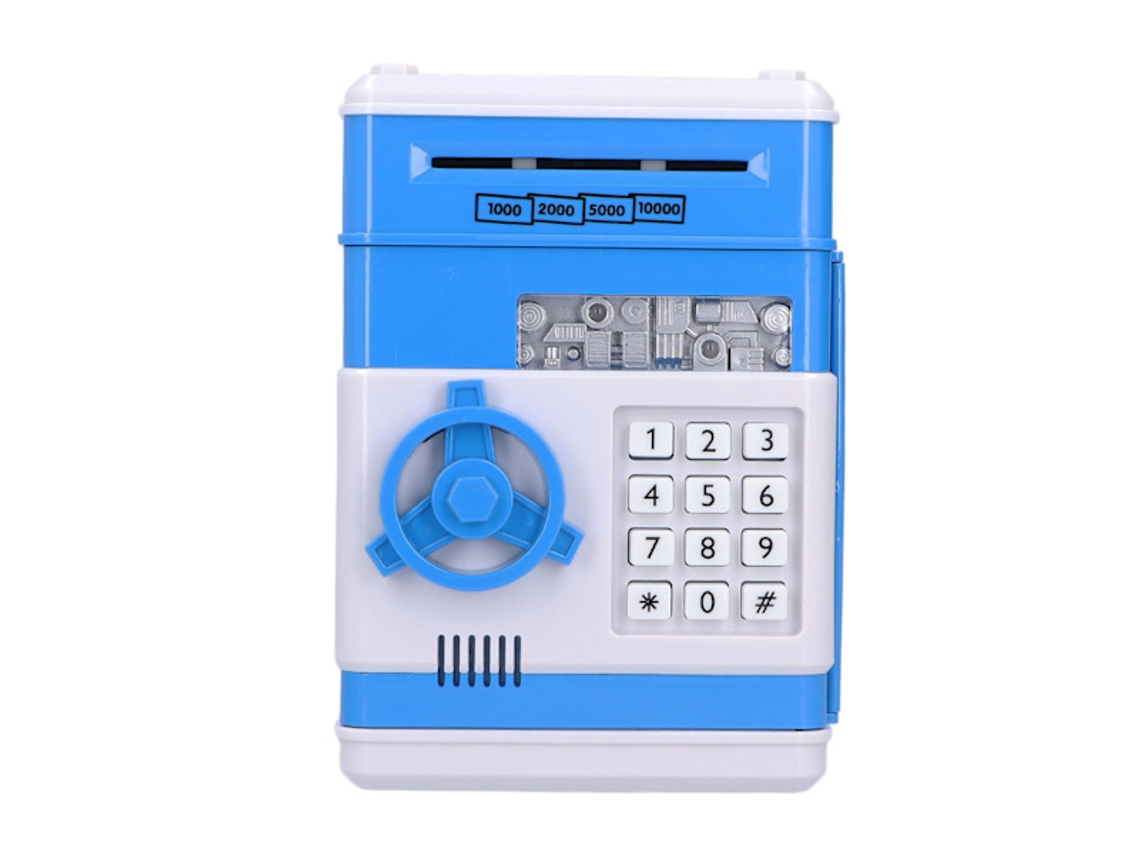 Cofrinho Eletrônico Com Senha, Cofre De Segurança Para Crianças, Kidblue Aquaforge (azul)