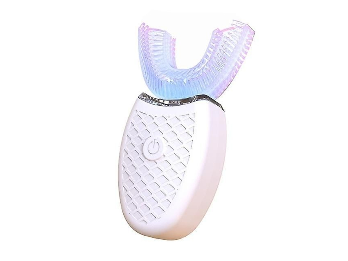 360 Graus Automático Sonic Elétrica Escova De Dentes Silicone Ultrassonic Eletrônico U Tipo Dente Usb Limpador De Dentes Recarregáveis