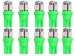 Lâmpada Led, 10 Unidades, Base T10/w5w, 12v, Para Uso Residencial, Comercial Ou Substituição De Fontes Convencionais