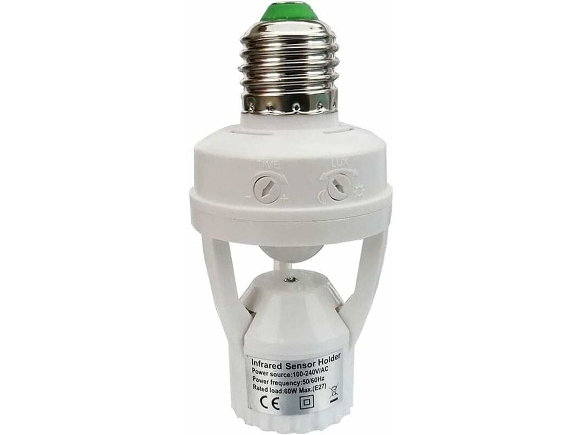 Lurelia Lâmpada Led Com Sensor De Movimento Pir, E27, 60 W, Baixo Consumo