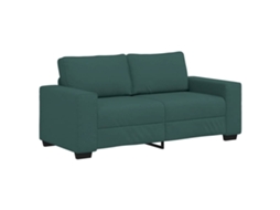 Sofá de 2 Lugares Verde Escuro 180x77x82 Cm em Tecido MAISON EXCLUSIVE