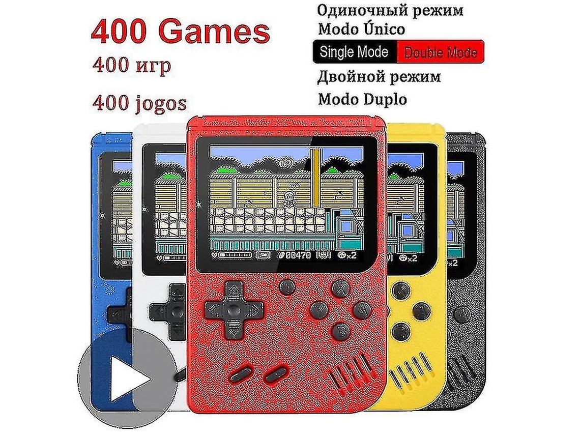 Console De Videogame Portátil Retrô De 8 Bits 400 Em 1, Reprodutor De Jogos Portátil, Minijogo De Arcade Ly Ebike