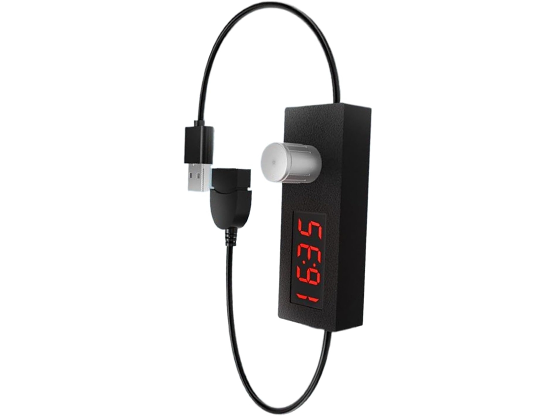 Cabo Usb Com Temporizador Digital E Desligamento Programável.