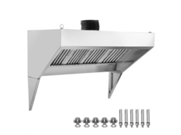Coifa Industrial 270cm Inox Com 4 Filtros Em U Para Restaurantes Tekmaquinas