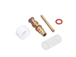 Acessório De Tocha De Solda Tig Kit De Peças De Copo De Vidro Para 2.4mm Wp‑17/18/26