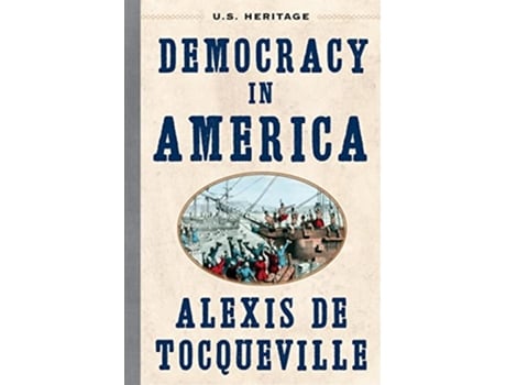 Livro Democracy in America de Alexis de Tocqueville (Inglês - Capa Dura)