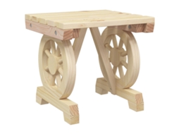 Garden Footstool, Garden Footstools Vidaxl Marrom Madeira (40 X 36,5 X 38,5 Cm)