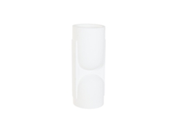 Vaso de Magnésia Rugosa Cor Creme, 38x38x91cm ALEXANDRA HOUSE LIVING