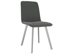 Cadeiras de Jantar 2 Pcs Veludo Cinzento MAISON EXCLUSIVE