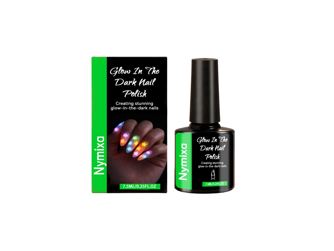Esmalte Verde Fluorescente LAXISCREED para Unhas Que Brilham no Escuro e Adicionam Diversão Ao Visual