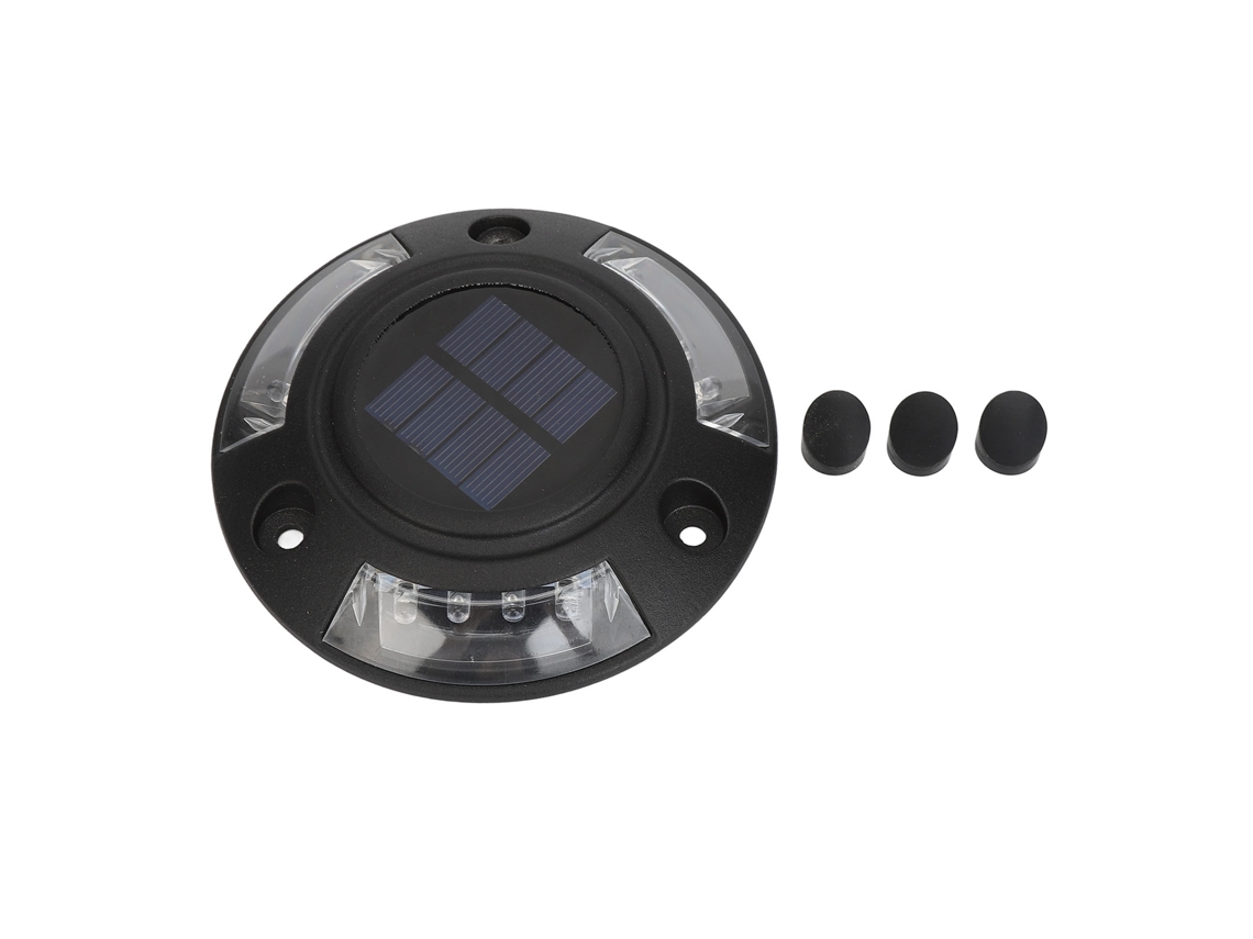 Luz Solar de Doca 12 LEDs IP68 Alumínio 6V 1.8W Luz Branca para Exterior | S/MARCA