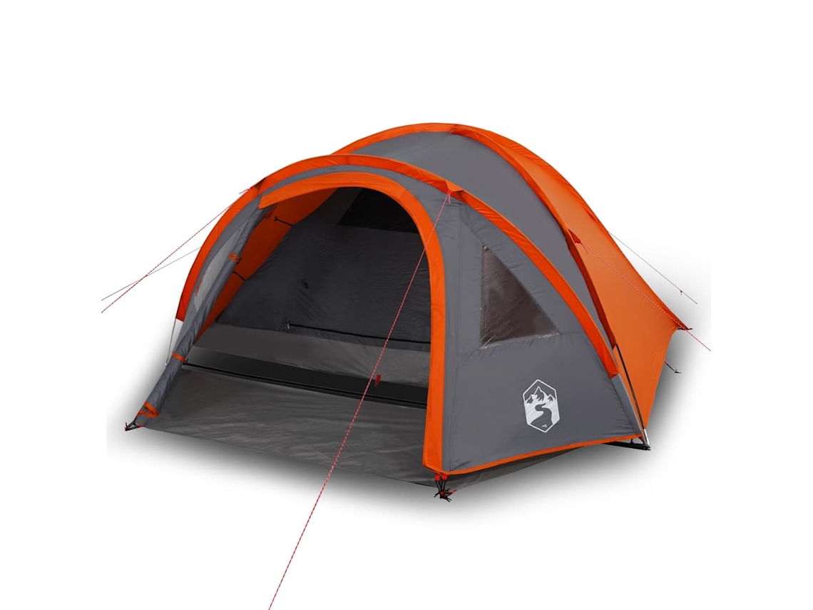 Camping Tent, Camping Tents Vidaxl Laranja Poliéster (4 Pessoas)