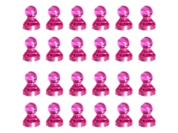 Ferramenta 40 Pçs Ímãs Magnéticos Fortes para Quadro Branco de Alfinetes Médios Rosa Geladeira Práticos Perfeitos UISAVE