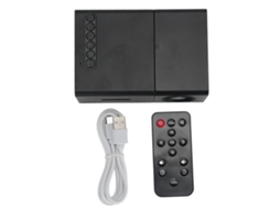 Projetor Portátil Led 1080p Hd para Home Theater e Outdoor Compatível com Celular e Laptop Preto | S/MARCA