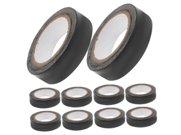 Dechous 10-rolos De Fita Isolante Elétrica Pvc Retardante Chamas Para Equipamentos Elétricos, Uso Interno E Externo