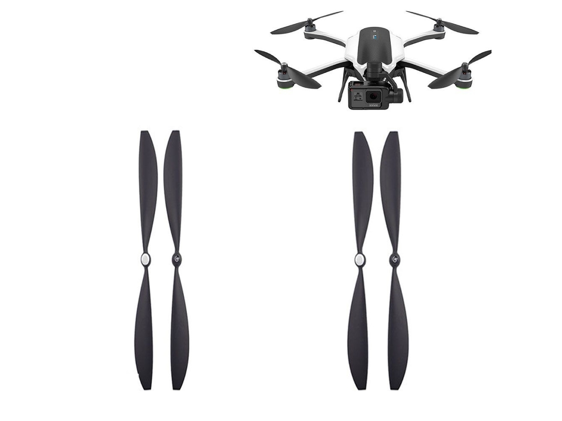 Lurelia Pares De Hélices Silenciosas E Resistentes A Impactos Em Abs Para Drones, Compatíveis Com Gopro Karma