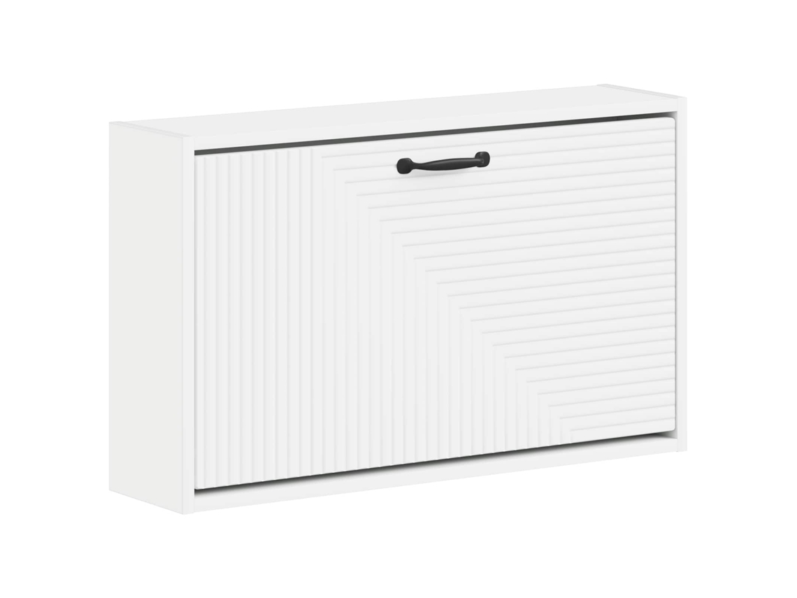 Vidaxl Armário De Sapatos De Parede Haarlem 71 X 17 X 43 Cm Branco
