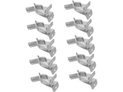 Presilhas de parede metálicas Topbathy com mola, suporte para ferramentas (LxAxP cm)