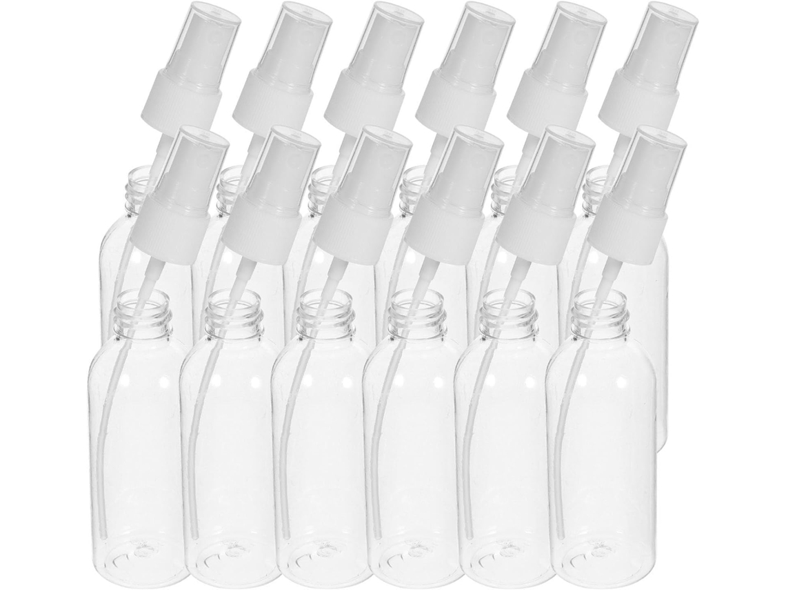 Conjunto De 12 Frascos Spray Pet Transparentes