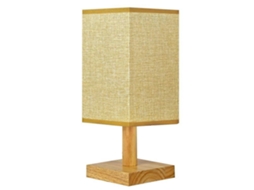 Rebe-lâmpada De Mesa De Dormitório Retro Em Madeira Natural Lâmpada De Noite Decorativa Usb Para Dormitório Estúdio