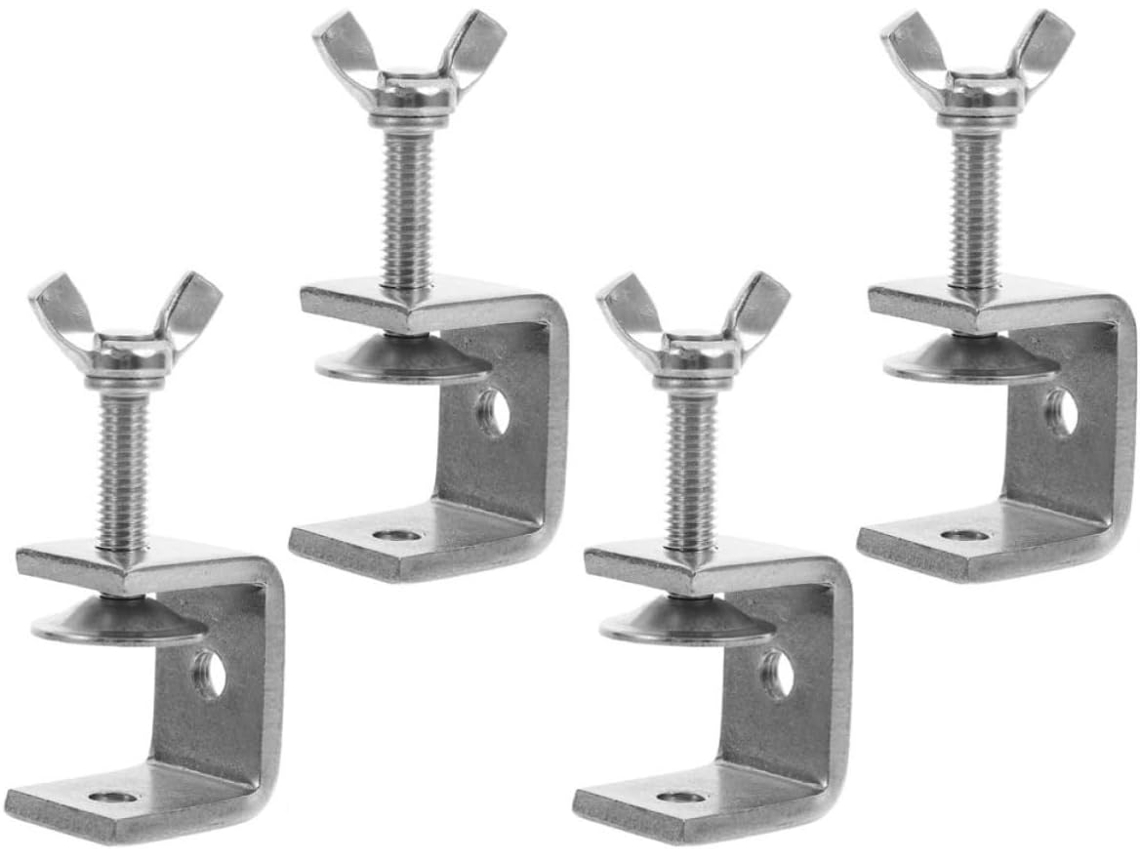 Conjunto De 4 Mini Alicates C Em Aço Inoxidável, Alicate De Fixação Tiger Clamp Work