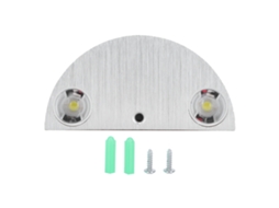 Luminária de Parede Moderna Semicircular de 9w CHABERLU