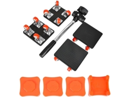 Conjunto De Ferramentas Para Levantar E Mover Móveis Alta Resistência, Com Base De Aço Reforçada E Almofadas