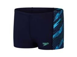 Boxer de Natação Hyperboom Panel Azul 11-12 Years Rapazspeedo