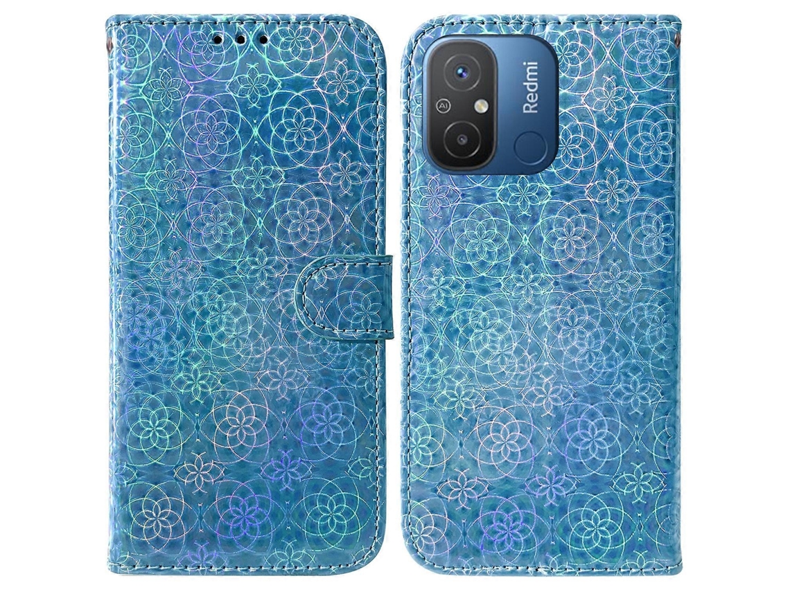 Capa De Celular Em Couro Com Fecho Magnético Colorido Para Xiaomi Redmi 12c/11a