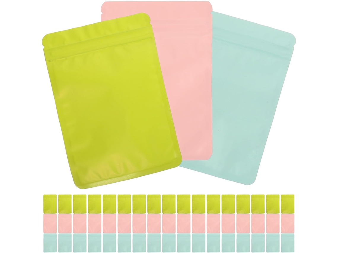 150 Saquinhos Pequenos Com Fecho Hermético Para Lanches E Doces, Resistentes, Com Fechamento Reutilizável E Design De