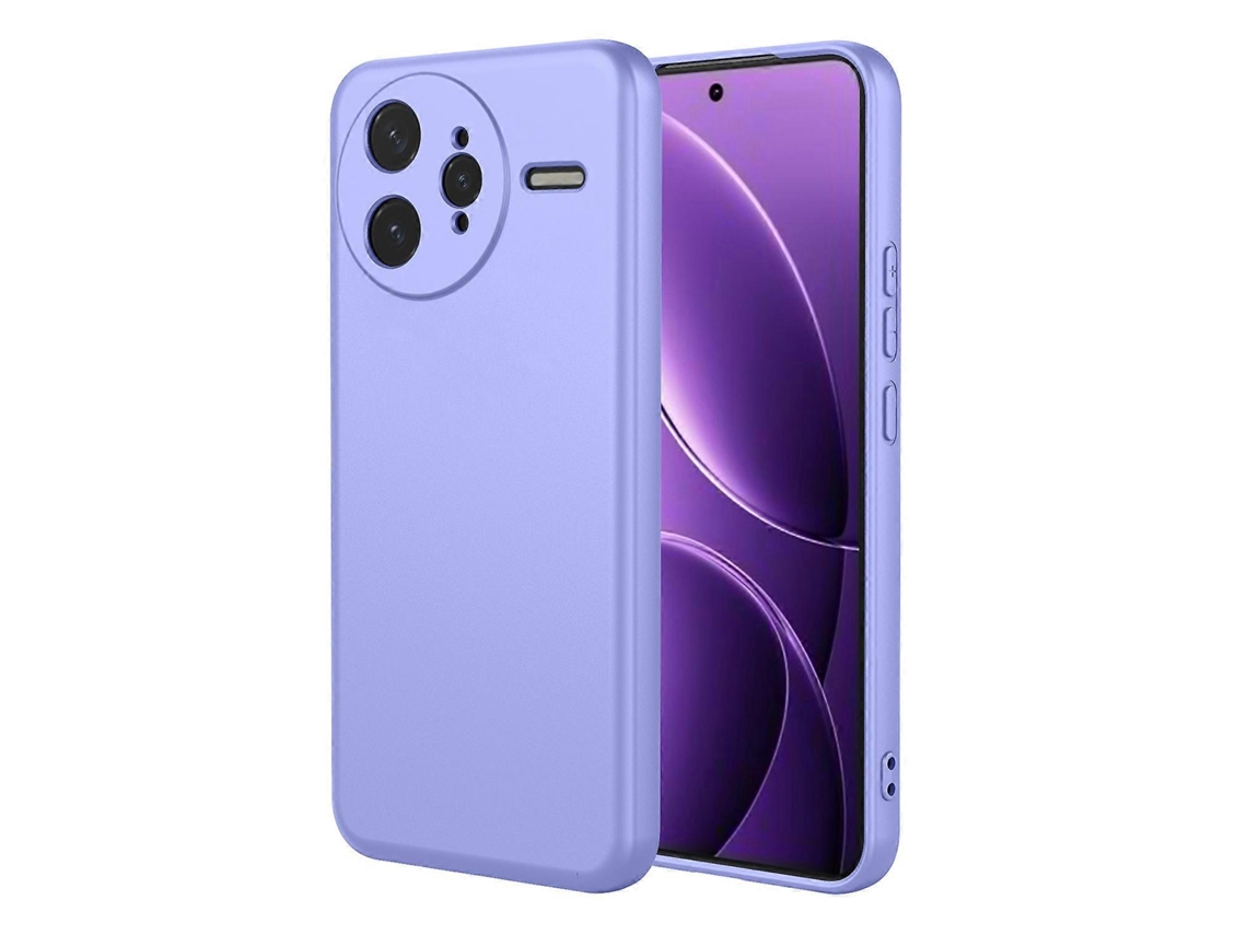 Capa Protetora Tkdaddy Para Xiaomi Redmi K80 Pro 5g / Poco F7 Ultra 5g, Tpu Macio, À Prova De Choque, Roxa