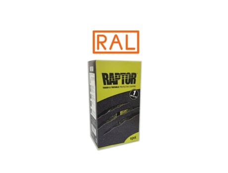 Tinta Raptor 2k Kit Ral 3028 Pure Red 1 Lt U Pol