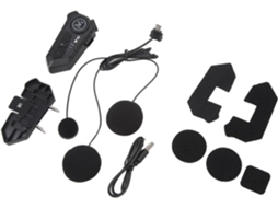Chiciris Casque Bluetooth Moto, Intercom Stable Para Comunicação Claire, Com Rejet Appel Music, Compatível