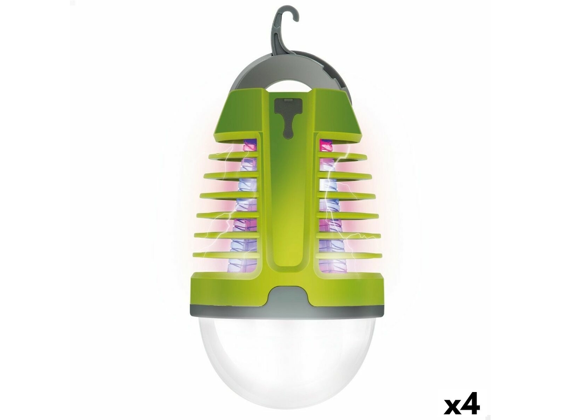 Lâmpada Anti-Mosquitos Aktive 9 X 15 X 9 Cm 4 Unidades