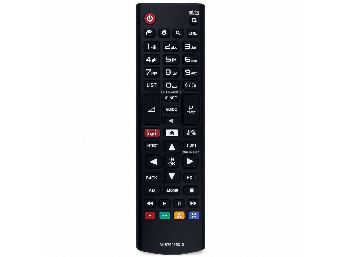 Comando À Distância Para Tv Compatível Com Lg Akb75095312