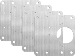 Dobradiças Para Portas De Armário Com Parafuso 2 4 6 10 Peças Espessura 0, 4mm 4 Peças