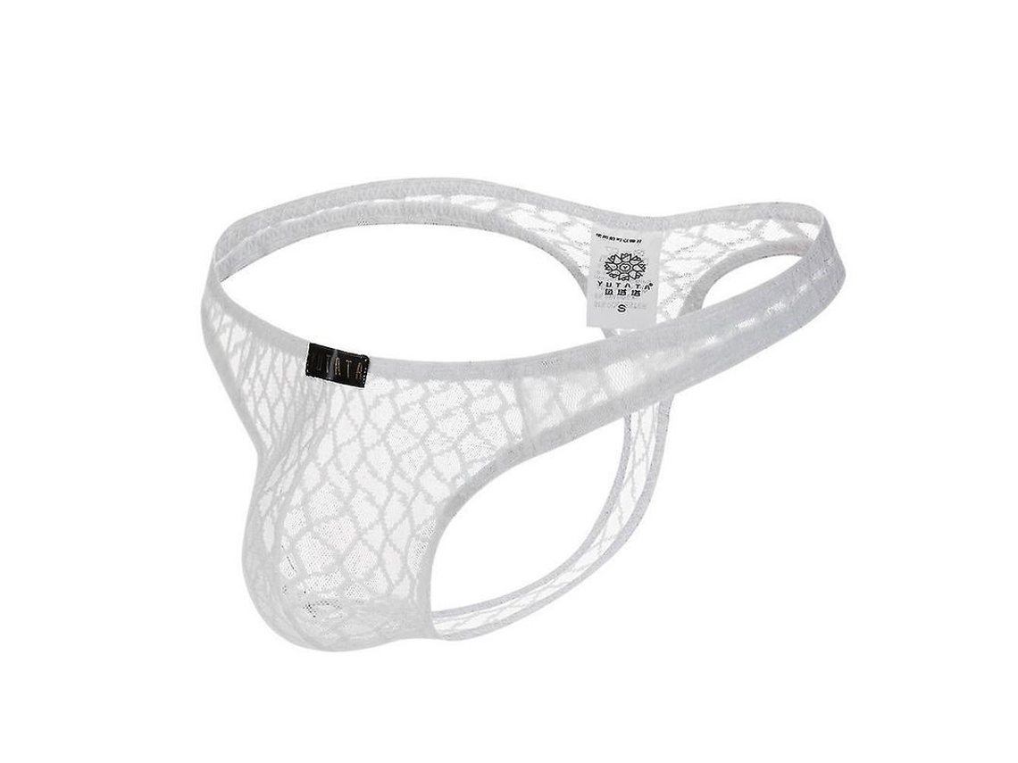 2026 sutiã G string Sexy de Calcinha Masculina Transparente de Renda