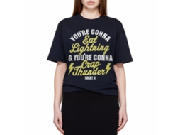 Rockinstone Rocky Movie Lightning And Thunder Navy Adult T-shirt Size:xxxl