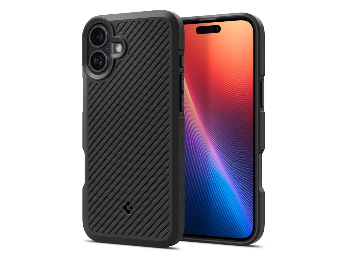 Spigen Core Armor Iphone 16 Preto Fosco