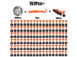 Pacote Com 151 Espaçadores Reutilizáveis ​​​​para Nivelamento De Ladrilhos Slowmoose