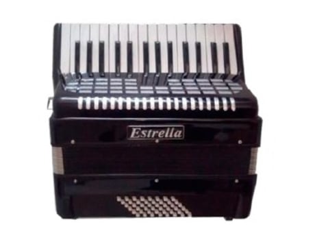 Estrella Acordeão 30/48 Preto