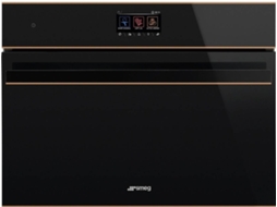 Forno a Vapor SMEG Dolce Stil Novo SO4604S4PNR (41 L - 59.7 cm - Hidrolítico - Preto)