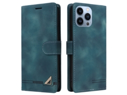 Capa Para Iphone 15 Pro Max Pele Sintética Anti-riscos Verde