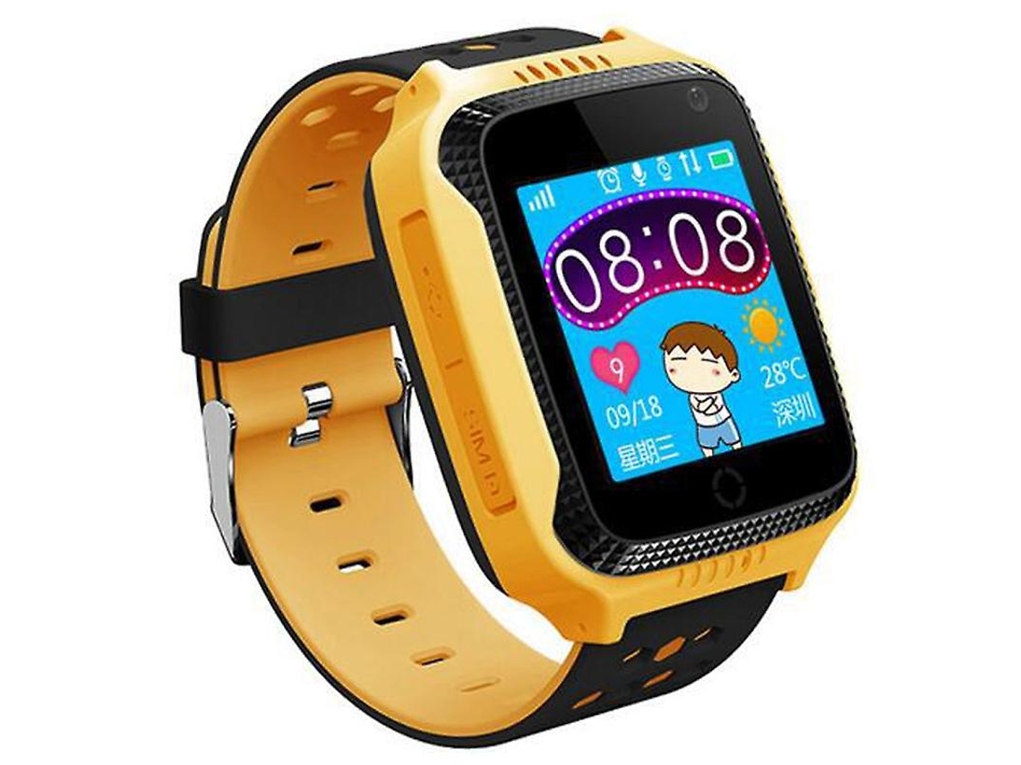 Relógio inteligente infantil com posicionamento GPS, lanterna LED, contador de passos e despertador Ly Ebike.