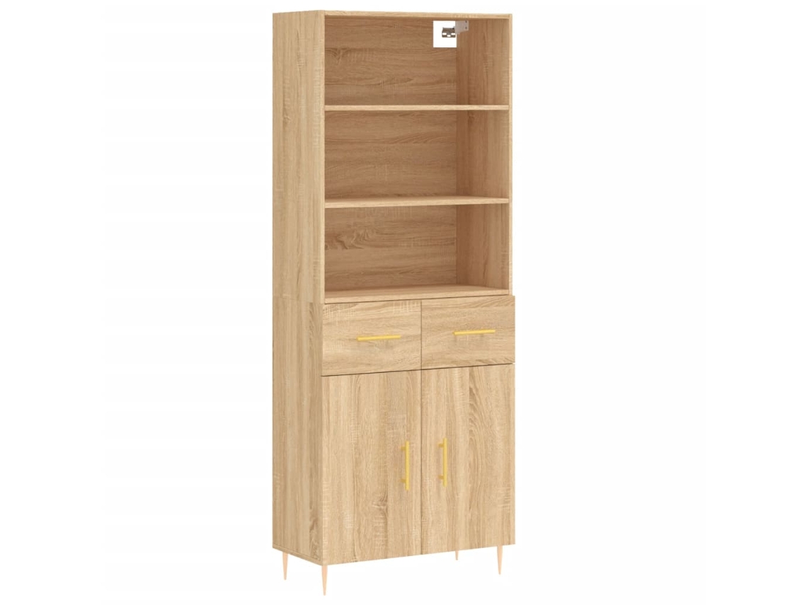 Highboard, Highboards Vidaxl Marrom Madeira Processada (n/a)