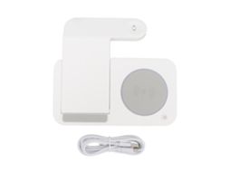 Aetheria suporte de Carregador Sem Fio Magnético 4 em 1 Dobrável para Celular Relógio Fones de Ouvido Ios