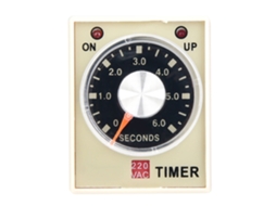 Relé de Tempo Ah3 3 Atraso Ligação 220v 50/60hz Timer 6s | S/MARCA