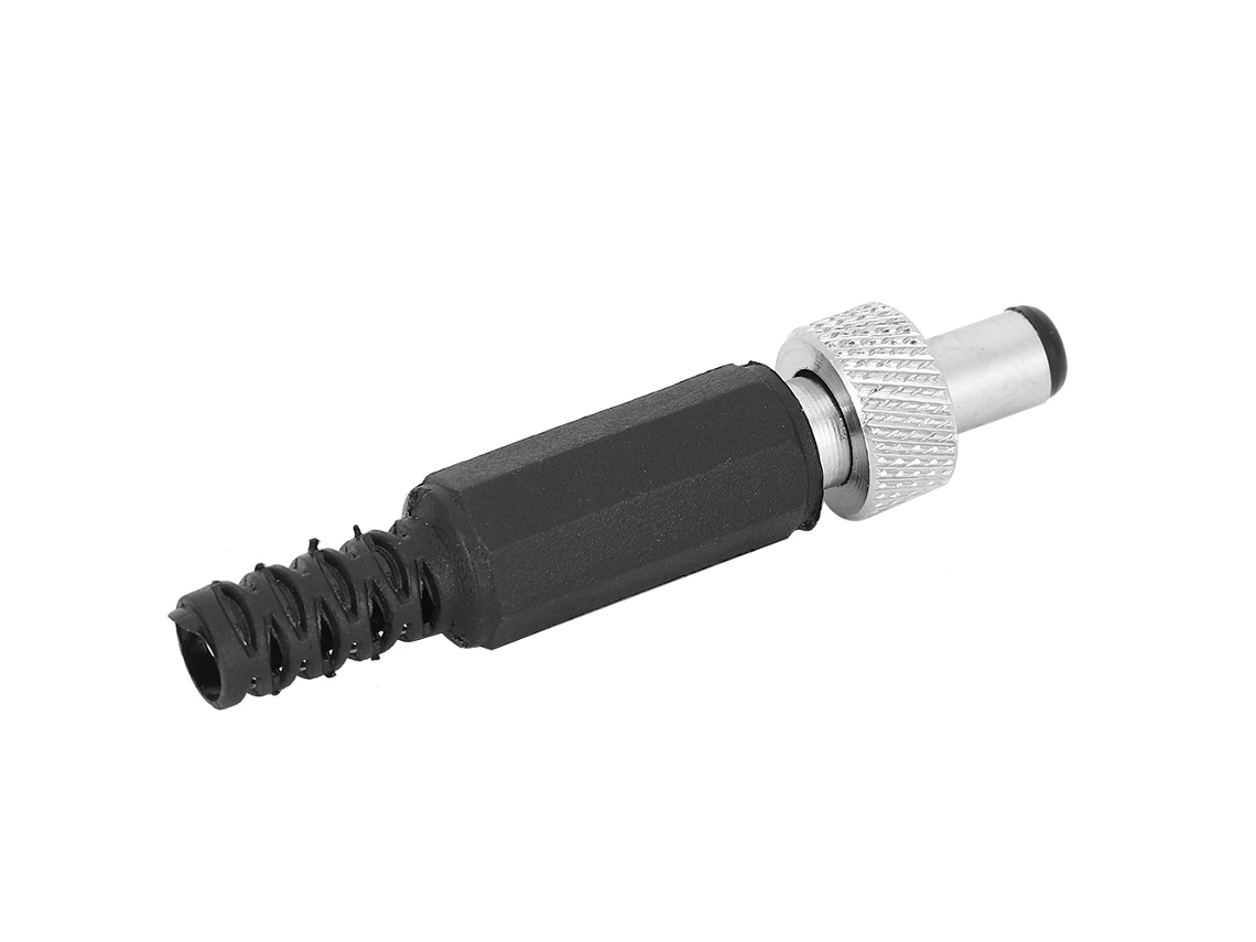 Laxiscreed Conector De Energia Dc Macho Com Travão Para Entrada 5.5x2.1mm