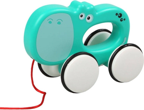 Boneco  Hipópótamo De Arrastar (Azul - Idade Mínima: 18 Meses )