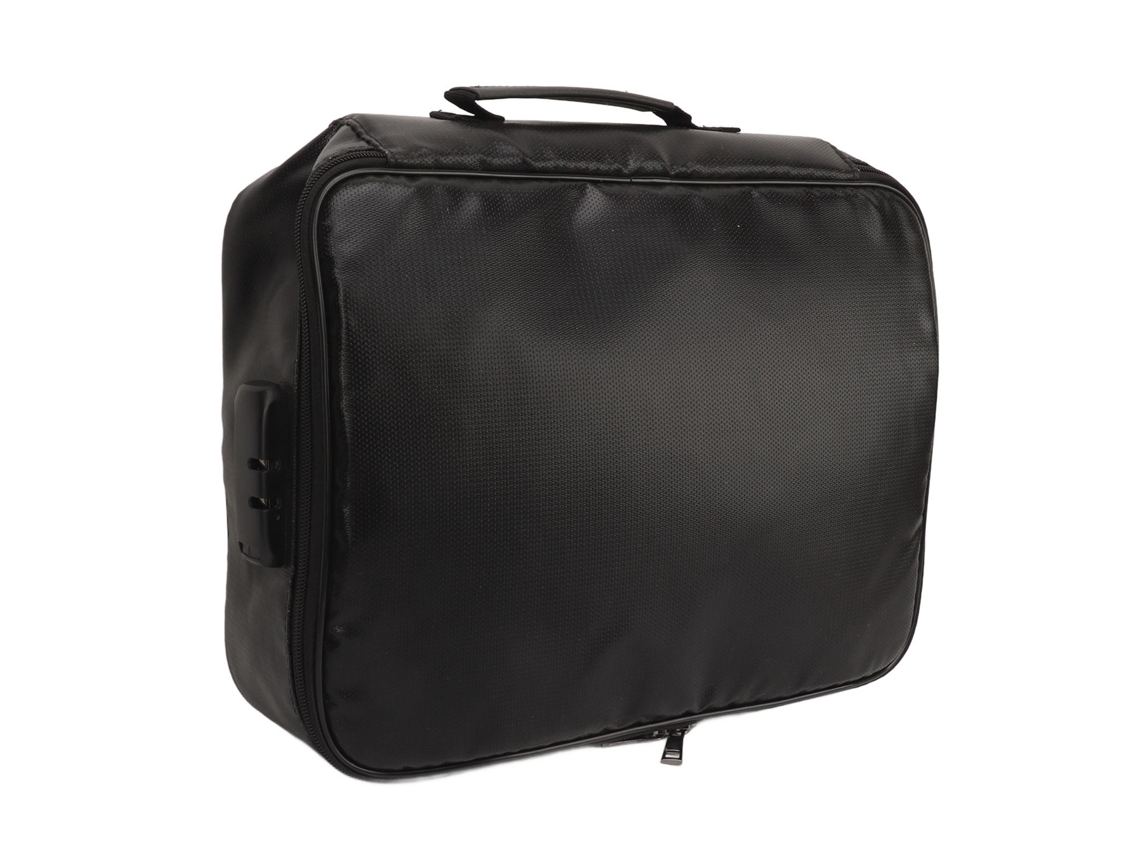 Bolsa De Documentos À Prova De Fogo (com Cadeado De Combinação, Portátil E Multifuncional)